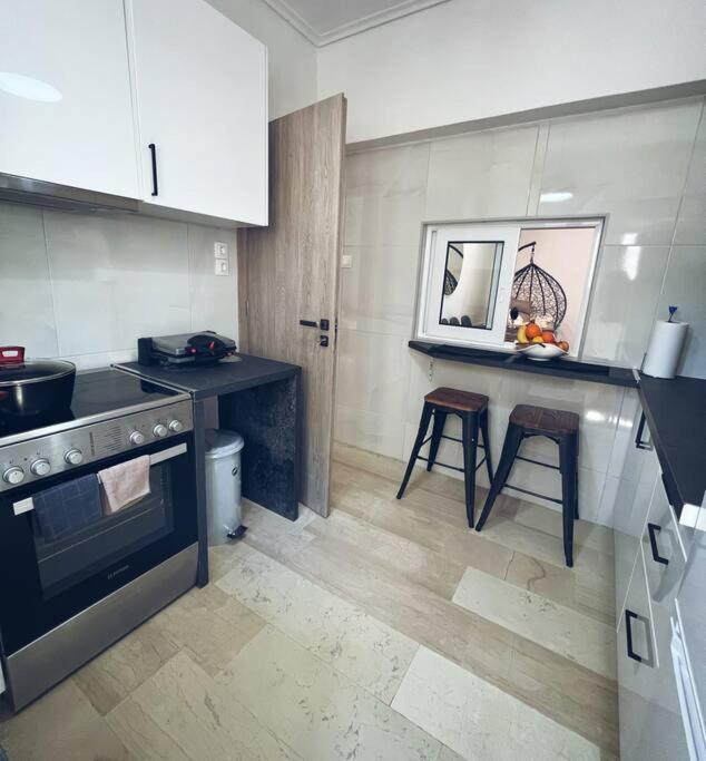 Minimal 3Br Apartment In Athene Buitenkant foto